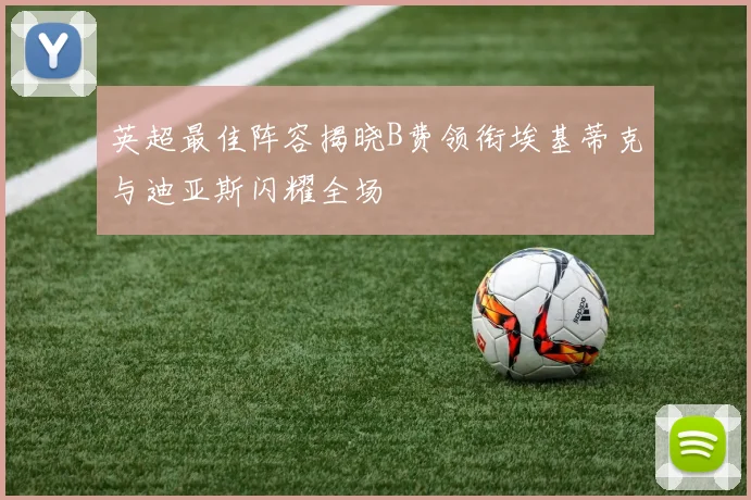 英超最佳阵容揭晓B费领衔埃基蒂克与迪亚斯闪耀全场