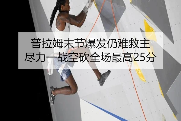 普拉姆末节爆发仍难救主 尽力一战空砍全场最高25分